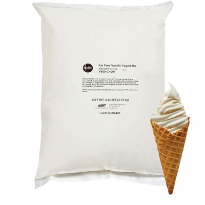 Frostline Fat Free Frozen Yogurt Mix, Vanilla, 96 Ounce (Pack of 6)