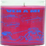 (1PACK) Indio Products 7 Day Glass Candle-Come to ME (Pink)