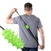 Cactus Scratcher 2-Hand Mini Back Scratcher - 2-Sided Back Scratching Tool for Hard-to-Reach Area, Durable 45" Strap w/Ball Handles for Towel Like Operation, Universal Gifts for Men and Women, Green view 1