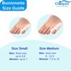 Chiroplax Tailor's Bunion Corrector Pad Bunionette Straightener Separator Cushion Pinky Toe Protector Shield Pain Relief Spacer Splint Cover Guard (Medium, 6 Pack) view 2