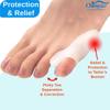 Chiroplax Tailor's Bunion Corrector Pad Bunionette Straightener Separator Cushion Pinky Toe Protector Shield Pain Relief Spacer Splint Cover Guard (Medium, 6 Pack) view 3