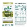 Gimme Seaweed Organic Premium Roasted Seaweed Snacks, Extra Virgin Olive Oil, 12 Count Sharing Size, Keto, Vegan, Gluten-Free, Source of Omega3s & Iodine, Healthy On-The-Go Snack for Kids & Adults view 2