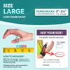 BraceAbility Hard Plastic Thumb Splint | Arthritis Treatment Brace to Immobilize & Stabilize CMC, Basal and MCP Joints for Trigger Thumb, Tendonitis Pain, Sprains (Large Right) view 2