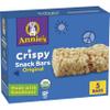 Annie's Organic Original Crispy Snack Bars, Gluten Free, 3.9 oz, 5 ct. view 1