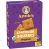 Annie's Organic Original Cheddar Squares Baked Snack Crackers, Made with Real Cheese, 11.25 oz view 1