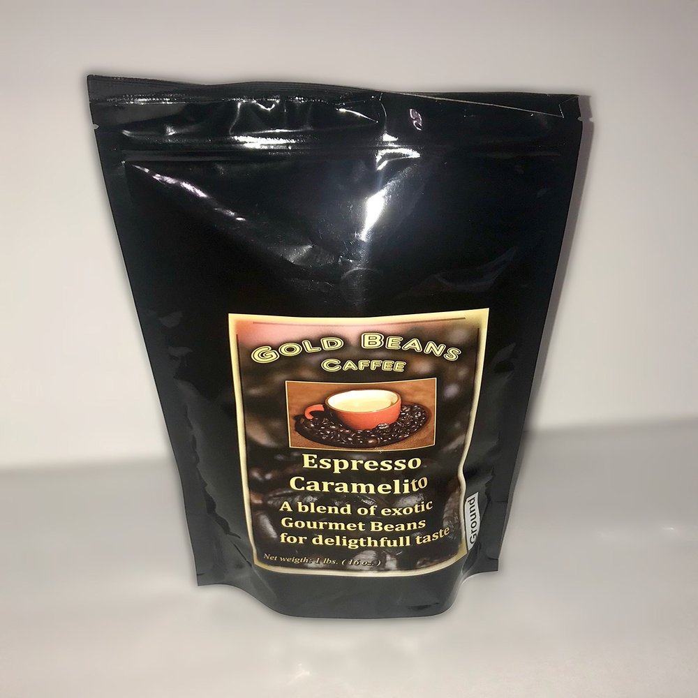 Ground Espresso Coffee (Caramel)