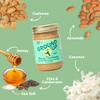 Ground Up Almond & Cashew Nut Butter - Honey Cardamom With Chia Seed - Peanut-Free, Dairy-Free, Gluten-Free, Vegan - 1 Jar 12oz view 2