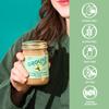 Ground Up Almond & Cashew Nut Butter - Honey Cardamom With Chia Seed - Peanut-Free, Dairy-Free, Gluten-Free, Vegan - 1 Jar 12oz view 3