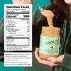 Ground Up Almond & Cashew Nut Butter - Honey Cardamom With Chia Seed - Peanut-Free, Dairy-Free, Gluten-Free, Vegan - 1 Jar 12oz view 4
