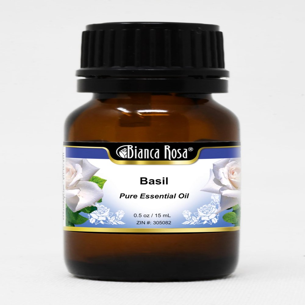 Basil Pure Essential Oil (0.50 oz, ZIN: 305082) - 2 Pack