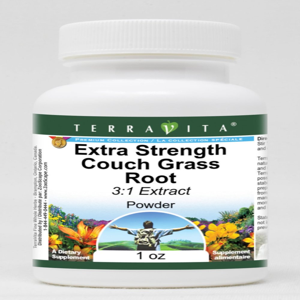 Extra Strength Couch Grass Root 3:1 Extract Powder (1 oz, ZIN: 511226) - 3 Pack