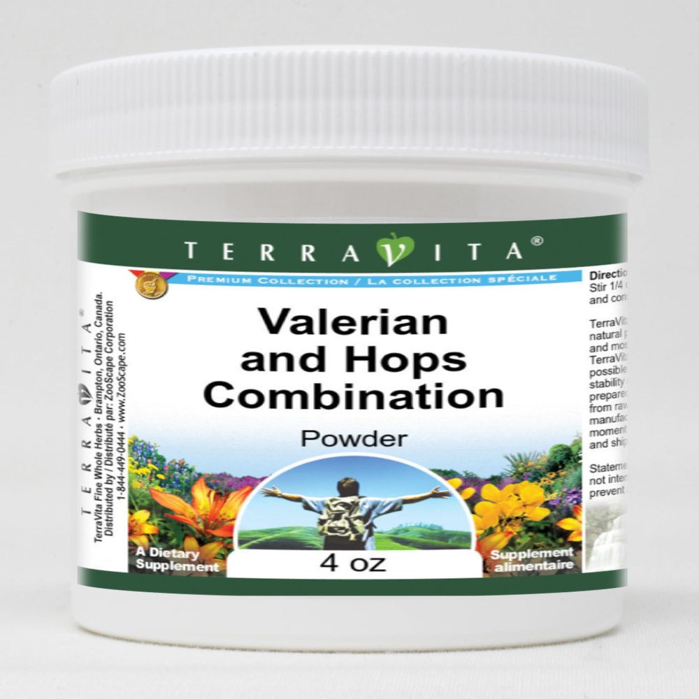 Valerian and Hops Combination Powder (4 oz, ZIN: 513921) - 3 Pack