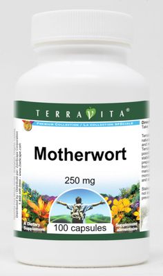 Motherwort - 250 mg (100 Capsules, ZIN: 512999) - 3 Pack