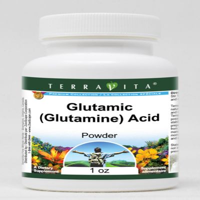 Glutamic (Glutamine) Acid Powder (1 oz, ZIN: 513333) - 3 Pack
