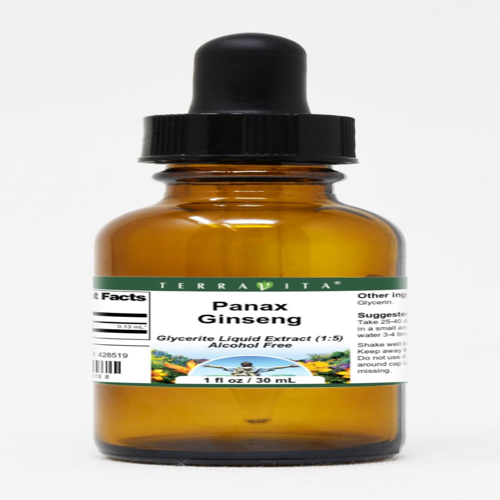 Panax Ginseng - Glycerite Liquid Extract (1:5) - No Flavor (1 fl oz, ZIN: 428519) - 2 Pack