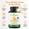 ForestLeaf Vitamin D3 50,000 IU | VIT D - Kosher VIT D3 Vitamin D Supplement for Women and Men | Bone Health, Teeth, Immune Support | Weekly Dose, 2-Year Supply, 120 Caps view 3