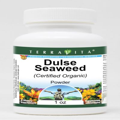 Dulse Seaweed (Certified Organic) Powder (1 oz, ZIN: 510736) - 3 Pack