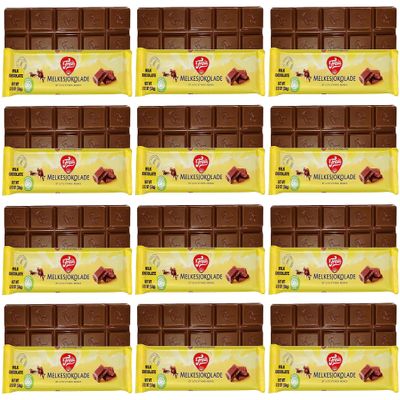 Freia Norwegian Milk Chocolate Bars, 12-Pack, 60g, Individually Wrapped, Rich, Decadent, Smooth Melt-in-Your-Mouth