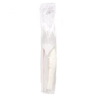Empress Products E176015 Medium Weight Cutlery Kit Polypro Spork, Milk Straw 5.75", Napkin (Pack of 1000)