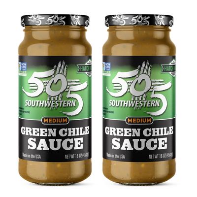 505 Southwestern Medium Green Chile Sauce (Pack of 2)