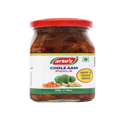 Arkos Chole Aam Pickle Homemade, 200g