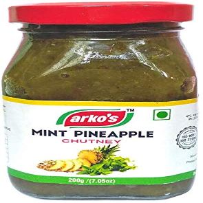 Arkos Homemade Mint Pineapple Chutney, 200g