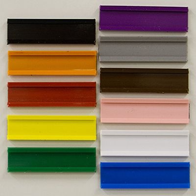 Data Control Inc Magnetic Cardholders - 1/2" X 6" Black. 25 in a Package.