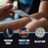HawkGrips, Introductory Massage Therapy Tool Set with Massage Emollient 8oz, Stainless Steel, Includes Roll-Up Carrying Case, Medium Multi-Curve, Dual-Edge Tongue Depressor, and Scanner Massage Tool view 3