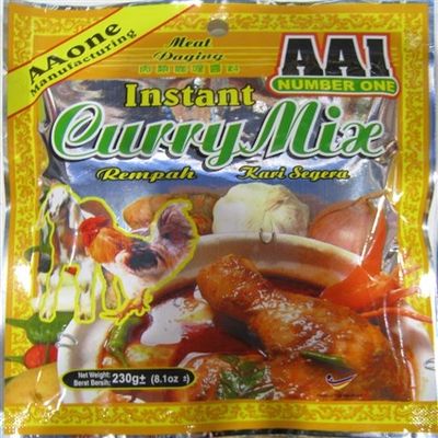 AA1 Instant Curry Mix for Meat 8.1oz (230 g) (6 Pack)