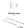 100 pcs Wholesale Mini 3 in 1 Stainless Steel Screwdriver Keychain Precision Eyeglass Repair Tool (100) view 4
