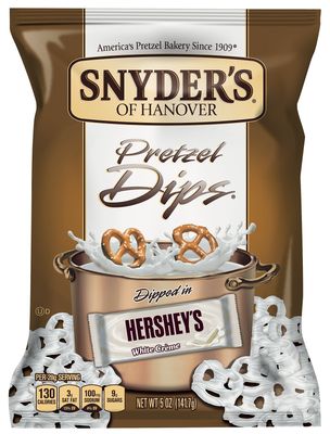 Snyder's of Hanover Pretzel Dips, Hershey's White Creme, 5 oz