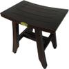 DecoTeak Satori 14 Inch Shaving Waterproof Teak Wood Shower Bench Stool Seat Chair for Inside Shower Provides Safety, Storage, and Organization for Bathroom Accessories view 1