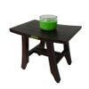 DecoTeak Satori 14 Inch Shaving Waterproof Teak Wood Shower Bench Stool Seat Chair for Inside Shower Provides Safety, Storage, and Organization for Bathroom Accessories view 3