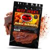 Carnivore Candys Mango Habanero Jerky  Beef Jerky with amazing taste, no preservatives, MSG-free, low sodium Ready to Go Food. Great protein boost for the gym, office or on the go! (3 OZ - 3 bags) view 3