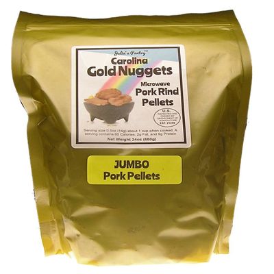 Microwave Pork Rinds JUMBO Chicharrones 24 Oz - Keto, Atkins, Paleo, Diabetic Friendly Snack