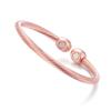 NewZenro Elegant Magnetic Bracelet Copper Magnets Bangle For Women Men Gifts for Father's Day (Rose Gold-Tone) view 2
