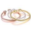 NewZenro Elegant Magnetic Bracelet Copper Magnets Bangle For Women Men Gifts for Father's Day (Rose Gold-Tone) view 3