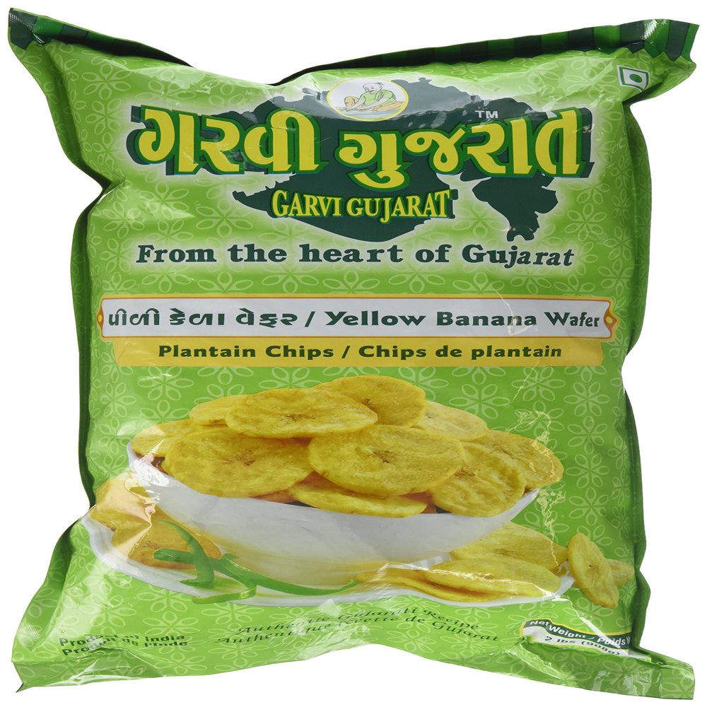 Garvi Gujarat, Yellow Banana Wafer, 908 Grams(gm)