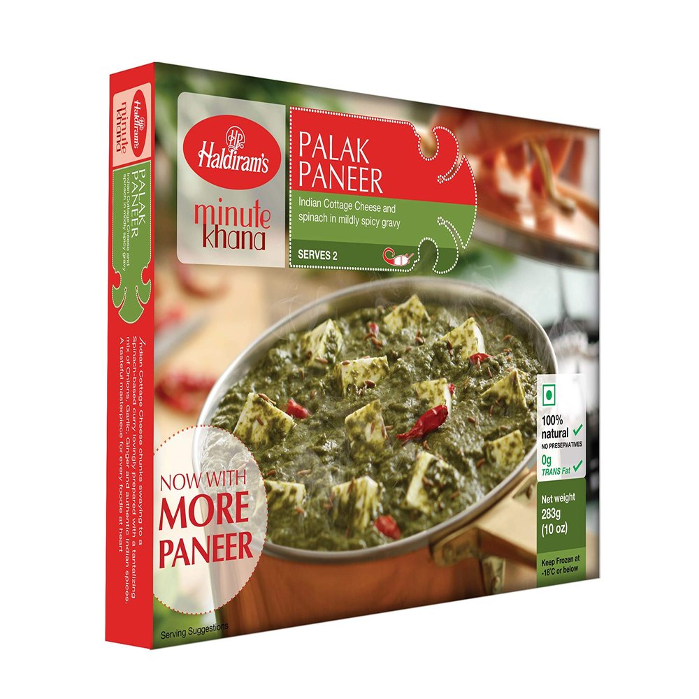 Haldirams, Palak Paneer, 283 Grams(gm)