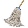 Boardwalk 720C Mop Head, Economical Lie-Flat Head, Cotton Fiber, 20oz, White, 12/Carton view 3