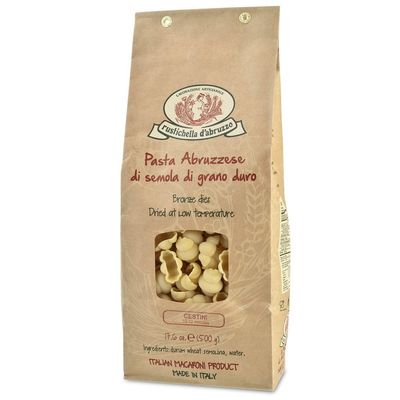 Rustichella D' Abruzzo Cestini Durum Wheat in Brown Paper Bag, 1.1 Pound