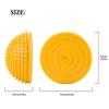 2Pcs/Lot Ball Massage Foot Sports Balance Hedgehog Half Ball Pimples Pilates Ball for Yoga Fitness Gymnastics Exercise (Color : Yellow) Yoga/Fitness Supplies Namona view 4
