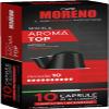 Aroma TOP 50 Nexpresso Compatible Capsule original Size, Creamy, Premium Blend, CAFFE MORENO, Made in Italy Il Vero Espresso Napoletano. view 1