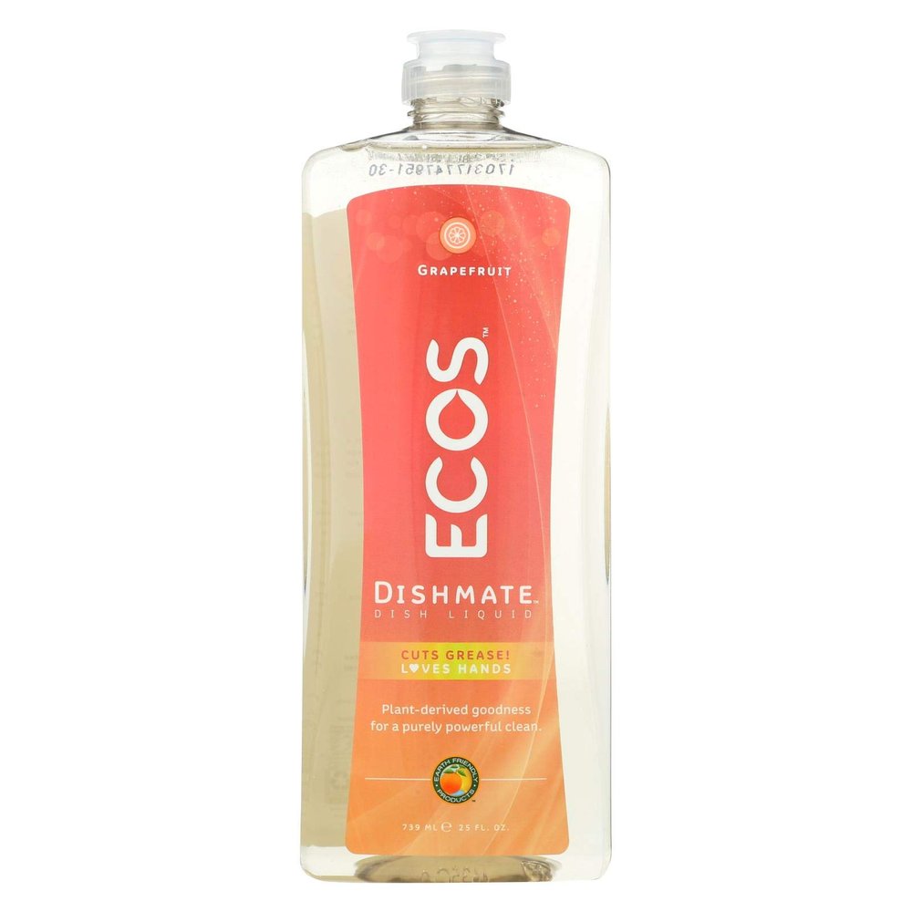 2 Pack of Earth Friendly Products Dishwashing Liquid - 25 oz - Grapefruit