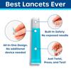 Pip Lancets for Diabetes Testing - 30G x 1.0mm Ultra-Thin Needles - 100 Count Safety Lancets | Single-Use Design for Painless Blood Glucose Testing - No Lancing Device Needed - Blue view 2