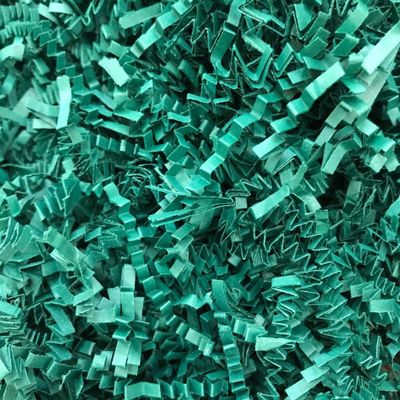 Black Cat Avenue 1/2 LB Forest Green Crinkle Cut Paper Shred Filler for Gift Wrap and Basket Filler