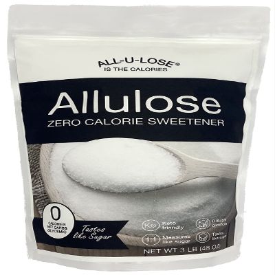 BetterTaste Allulose Sweetener, Zero Calorie Granulated Sugar Substitute, Non-GMO, Non Erythritol, Gluten Free & Vegan Keto Sweetener