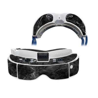 MightySkins Skin Compatible with Fat Shark Dominator V3 - Black Marble | Protective, Durable, and Unique Vinyl Decal wrap Cover | Easy to Apply, Remove, and Change Styles | Made in The USA