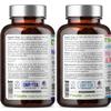 B-3 Nicotinamide 500 mg 180 Vcaps - Hair Skin and Nails 180 Caplets 10000 mcg Biotin - Nicotinic Amide Niacin Natural Flush-Free Vitamin Formula - Supports Skin Cell Health view 3