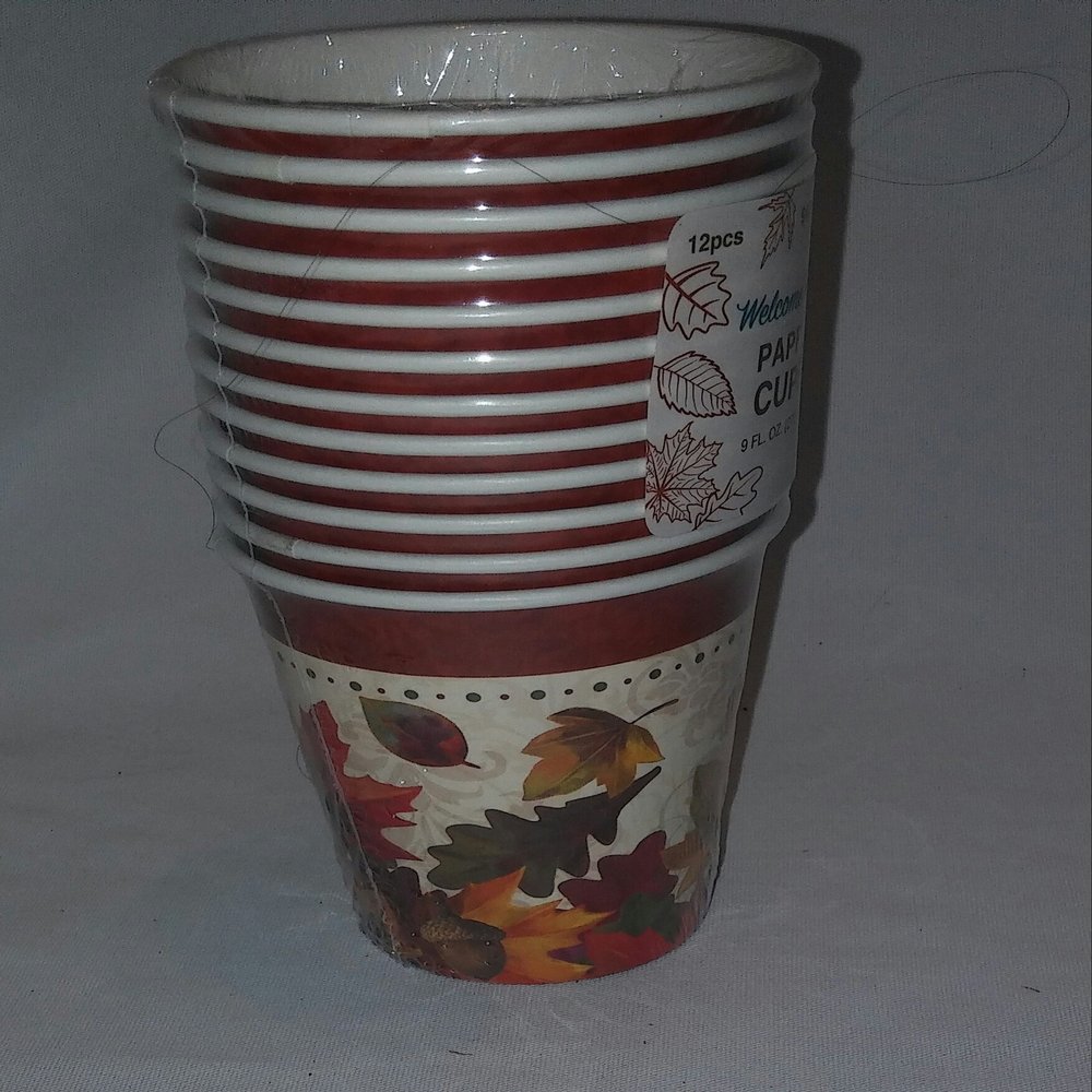 Fall Leaves Cups